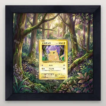 皮卡丘 033/087 20週年擴充包 Pokemon TCG 延伸藝術 收藏展示 view 3
