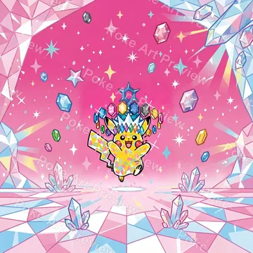 Pikachu ex 234/193 MEGA Dream ex Pokemon TCG extension art collector display view 5
