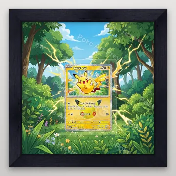 Pikachu 031/103 M6a Pokemon TCG extension art collector display view 3