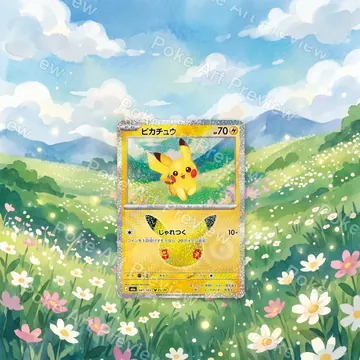 ピカチュウ 041/103 M6a ポケモンTCG拡張アート コレクター展示用 view 1