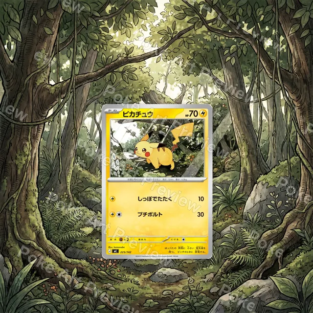 ピカチュウ 225/742 MC ポケモンTCG拡張アート コレクター展示用