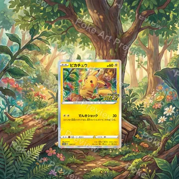 ピカチュウ 124/S-P S-P プロモ ポケモンTCG拡張アート コレクター展示用 view 1