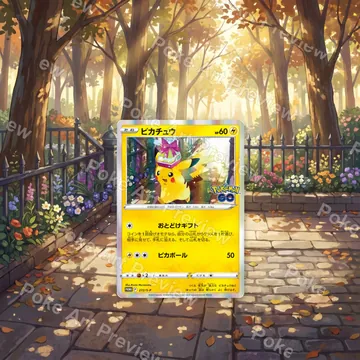 ピカチュウ 272/S-P S-P プロモ ポケモンTCG拡張アート コレクター展示用 view 1