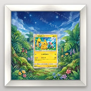 Pikachu 044/SM-P SM-P Promo Pokemon TCG extension art collector display view 4