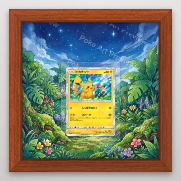 Pikachu 044/SM-P SM-P Promo Pokemon TCG extension art collector display view 2
