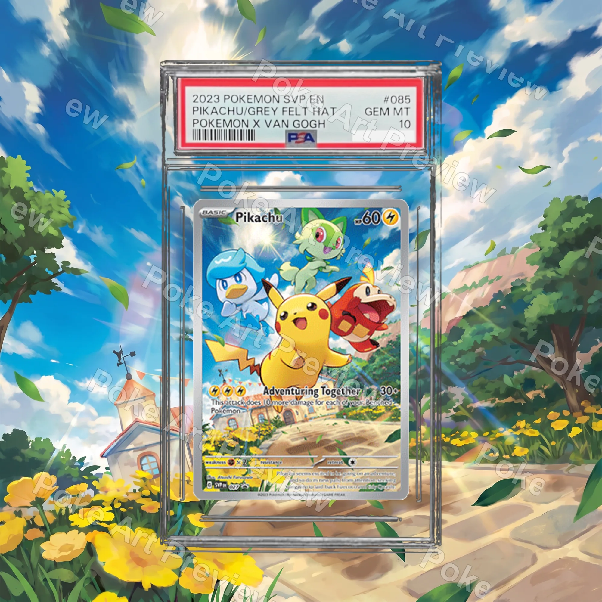 ピカチュウ SVP 027 Adventuring Together プロモ ポケモンTCG拡張アート コレクター展示用 view 4