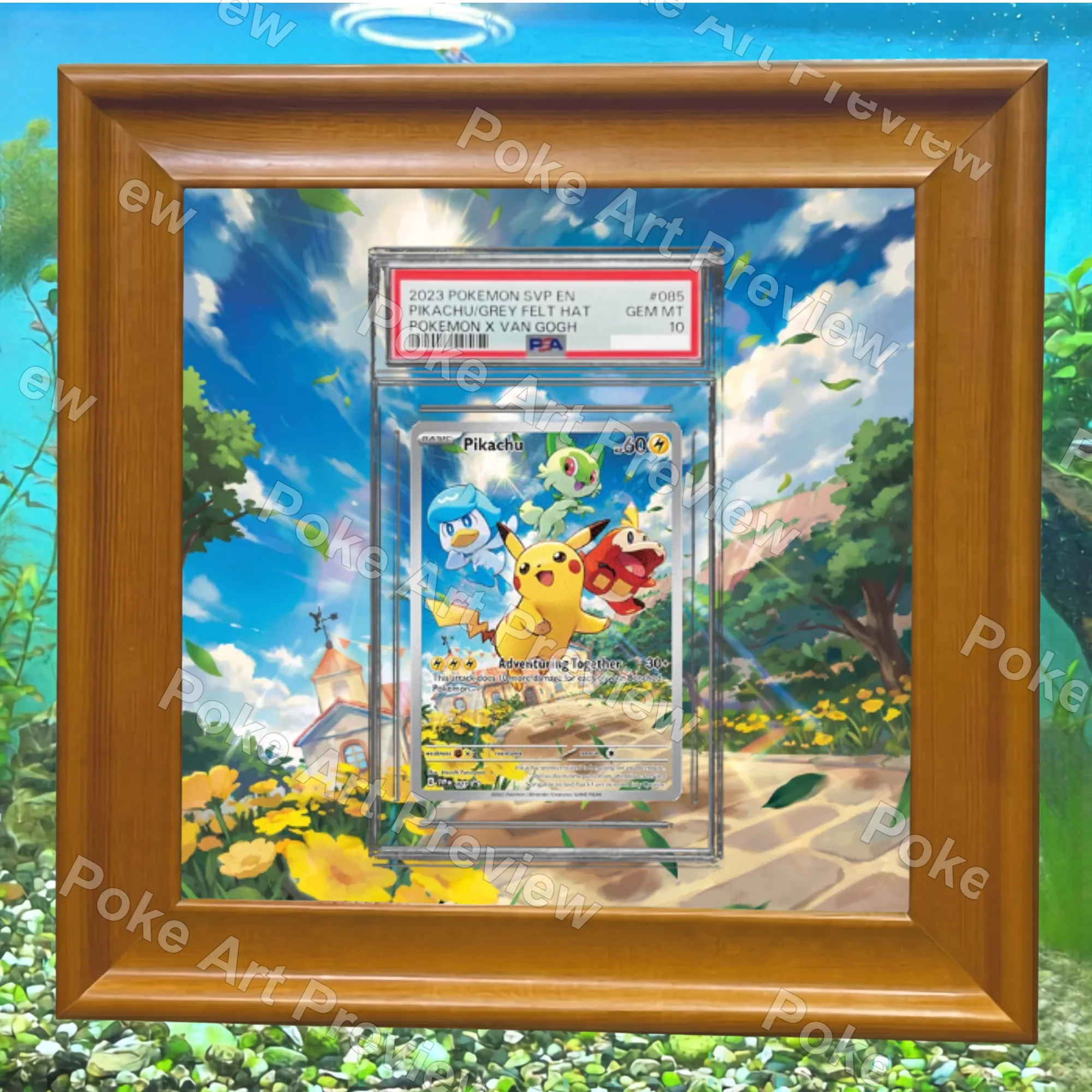 ピカチュウ SVP 027 Adventuring Together プロモ ポケモンTCG拡張アート コレクター展示用 view 5