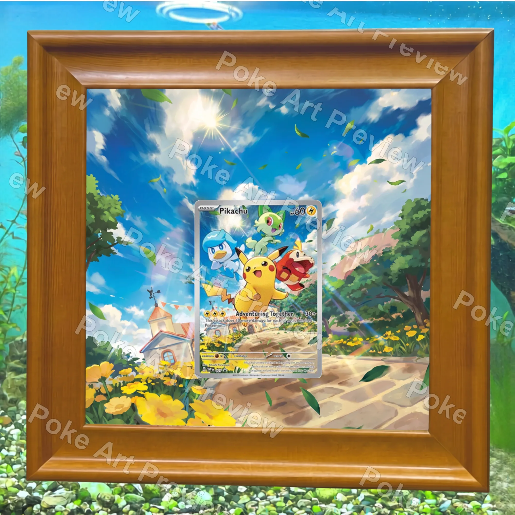 ピカチュウ SVP 027 Adventuring Together プロモ ポケモンTCG拡張アート コレクター展示用 view 7