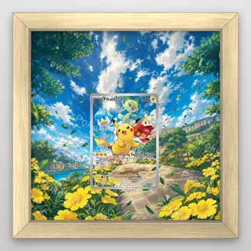 Pikachu SVP 027 Adventuring Together promo set 2 Pokemon TCG extension art collector display view 3
