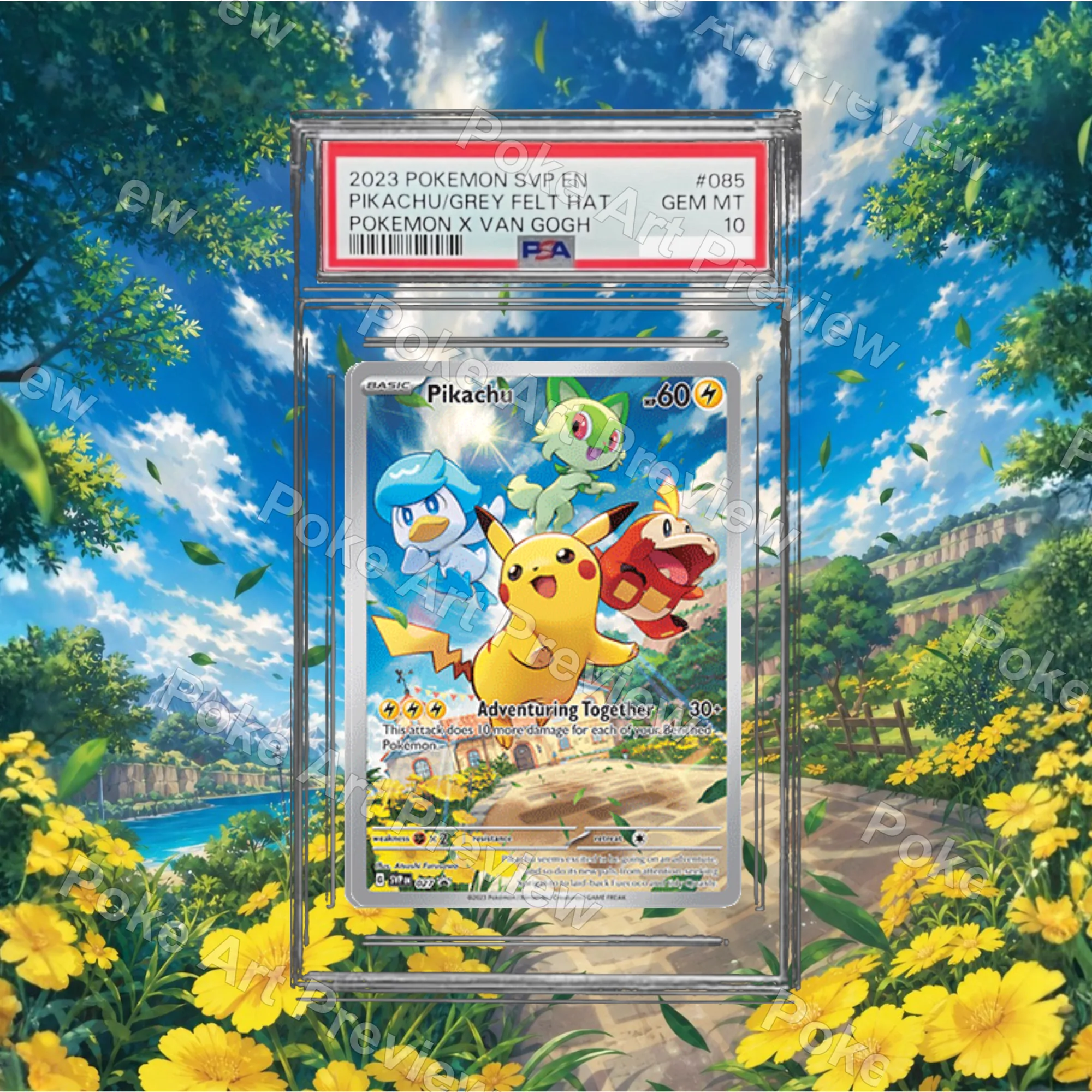 ピカチュウ SVP 027 Adventuring Together プロモ Set 2 ポケモンTCG拡張アート コレクター展示用 view 2