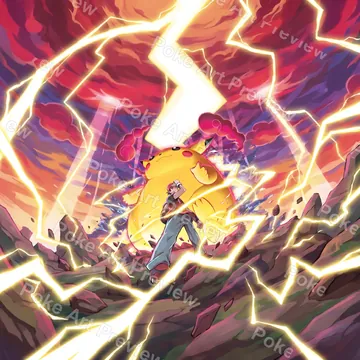 Pikachu VMAX 223/184 VMAX Climax Pokemon TCG extension art collector display view 5