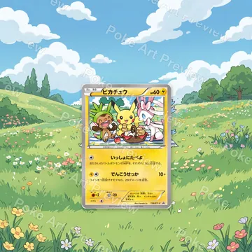 ピカチュウ 154/XY-P XY-P プロモ ポケモンTCG拡張アート コレクター展示用 view 1