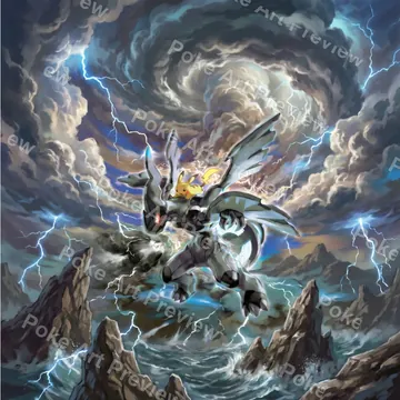 ピカチュウ&ゼクロムGX 101/095 タッグボルト ポケモンTCG拡張アート コレクター展示用 view 5