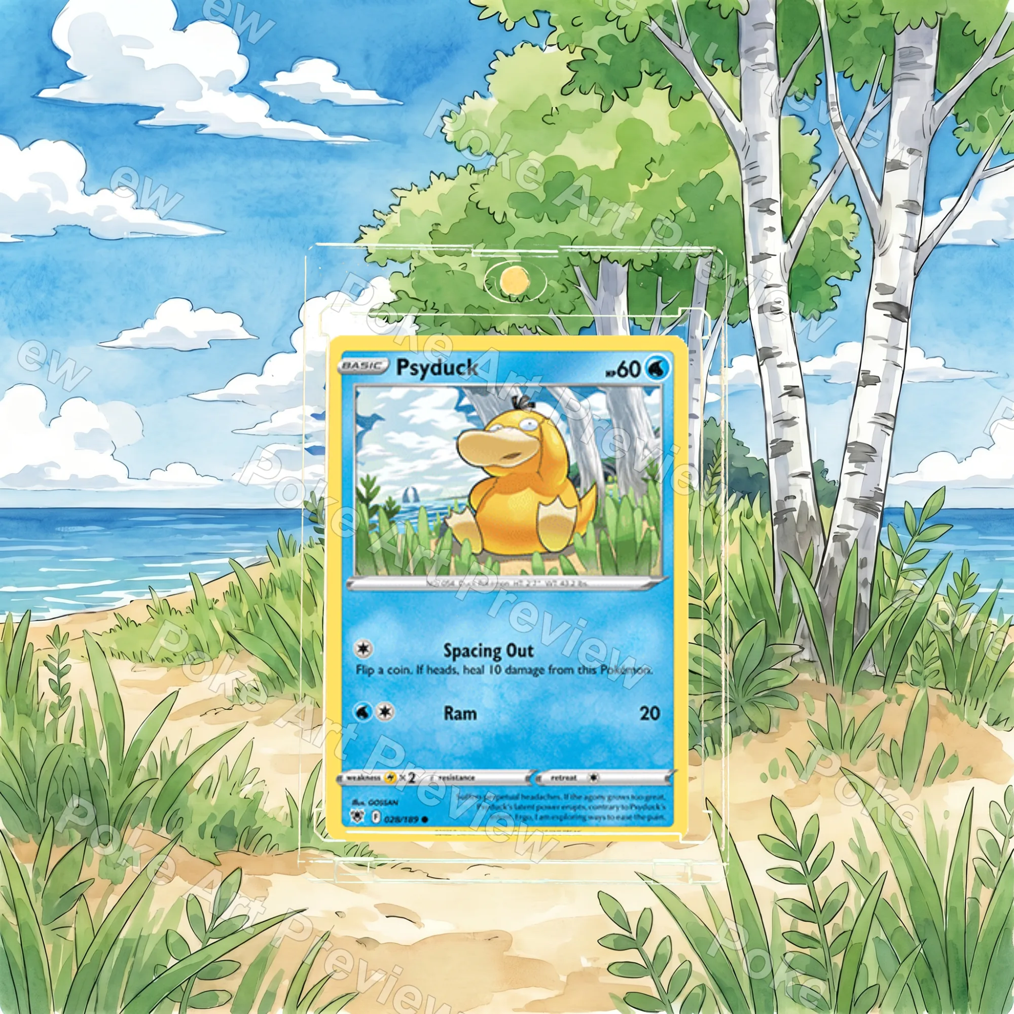コダック 28/189 Astral Radiance ポケモンTCG拡張アート コレクター展示用 view 3