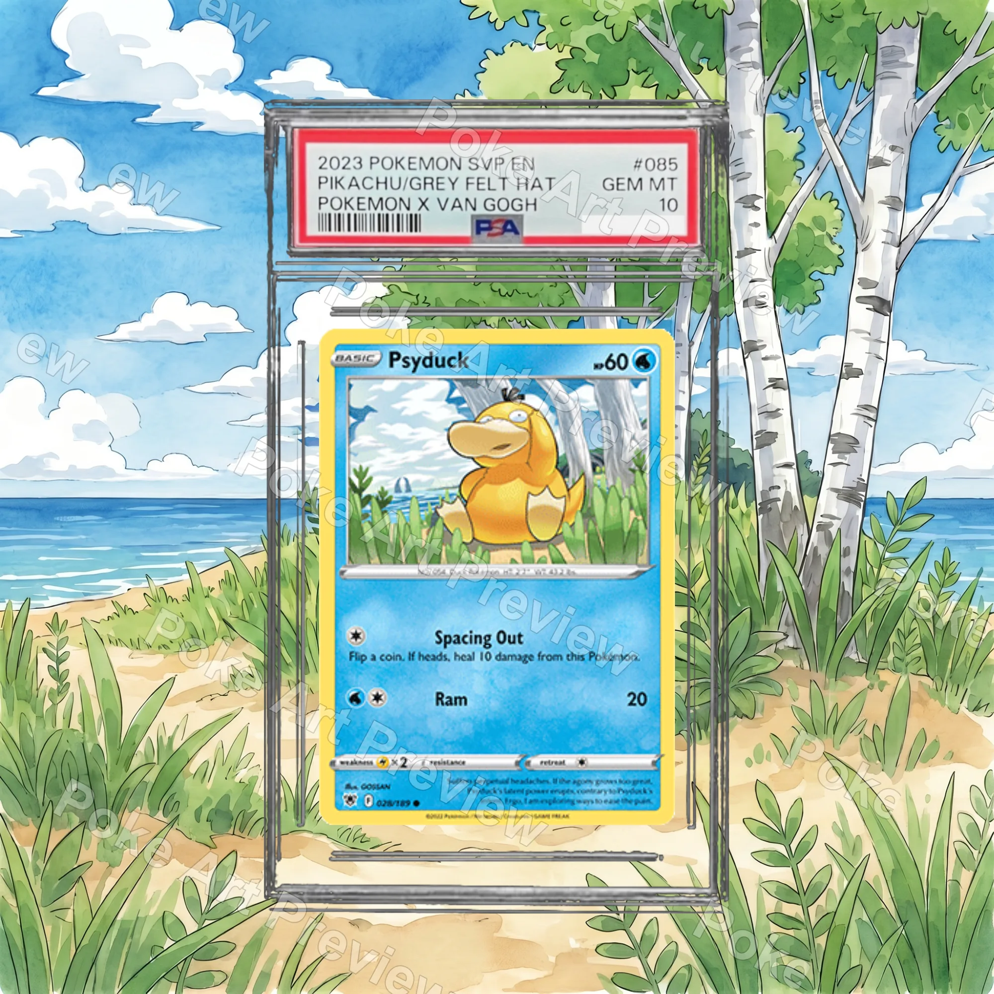 コダック 28/189 Astral Radiance ポケモンTCG拡張アート コレクター展示用 view 4