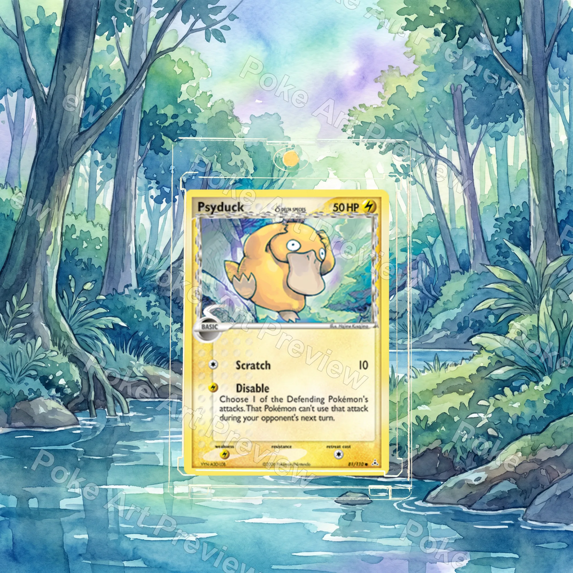 コダック δ 81/110 EX Holon Phantoms ポケモンTCG拡張アート コレクター展示用 view 3