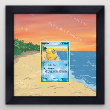 可達鴨 70/112 EX FireRed LeafGreen 海灘 Pokemon TCG 延伸藝術 收藏展示 view 4