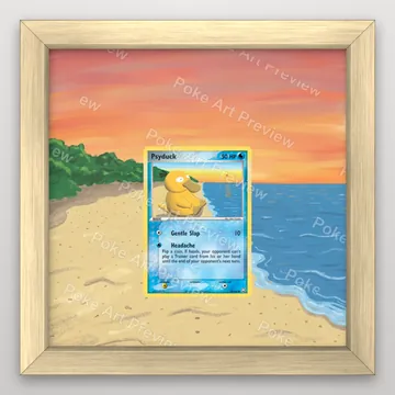可達鴨 70/112 EX FireRed LeafGreen 海灘 Pokemon TCG 延伸藝術 收藏展示 view 3