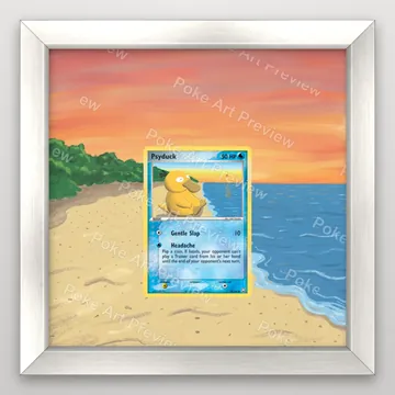 可達鴨 70/112 EX FireRed LeafGreen 海灘 Pokemon TCG 延伸藝術 收藏展示 view 5