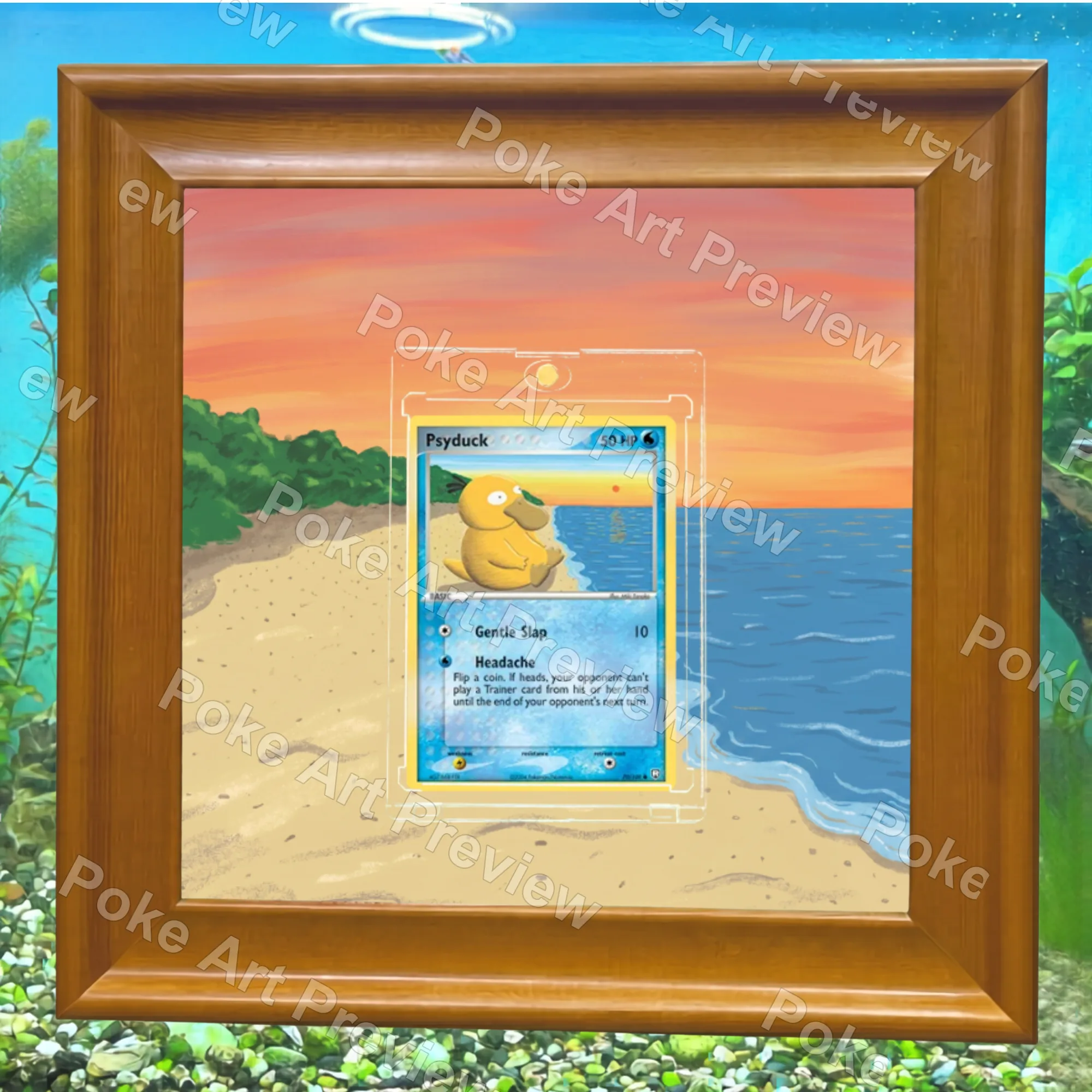 コダック 70/112 EXファイアレッド&リーフグリーン ビーチ ポケモンTCG拡張アート コレクター展示用 view 5