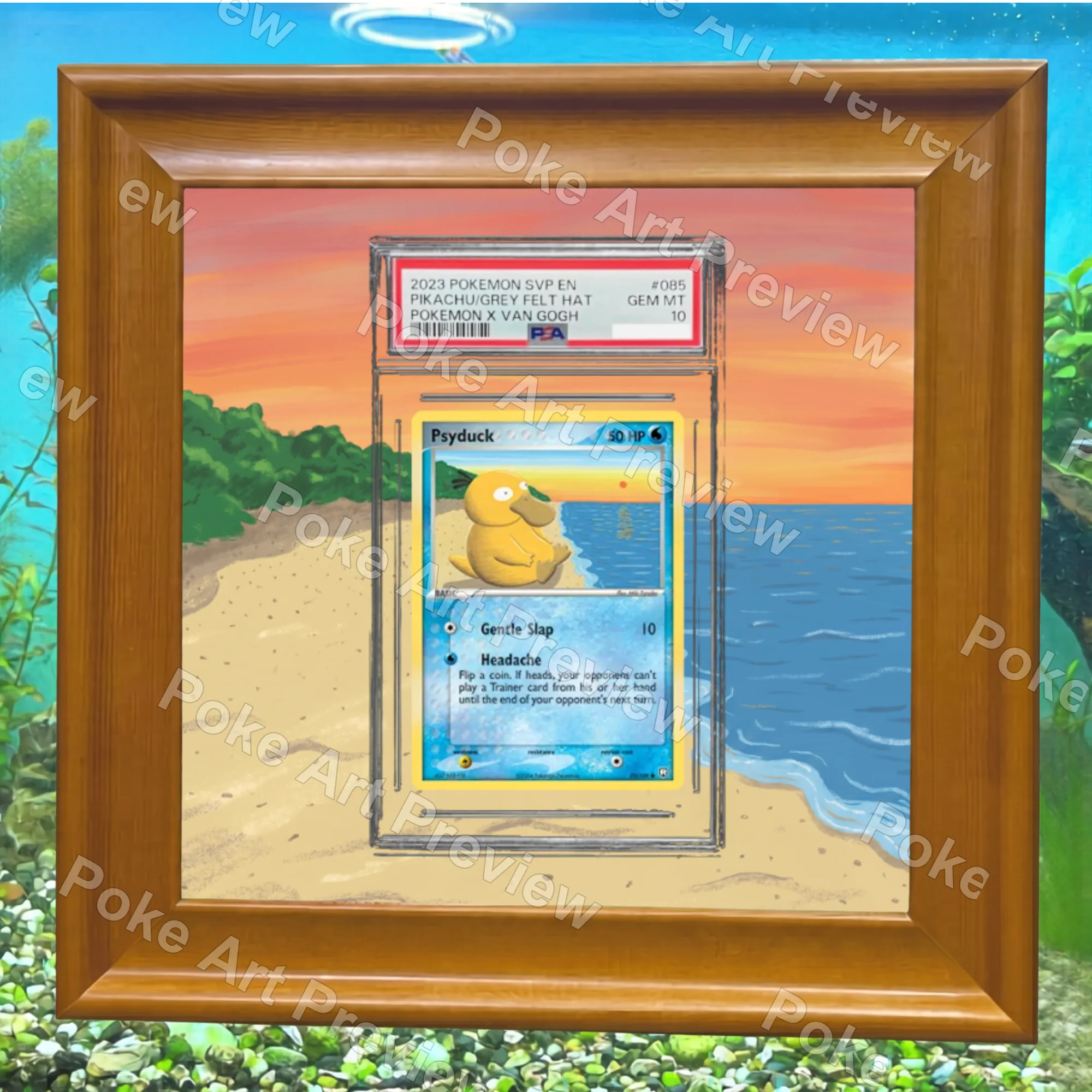 コダック 70/112 EXファイアレッド&リーフグリーン ビーチ ポケモンTCG拡張アート コレクター展示用 view 6
