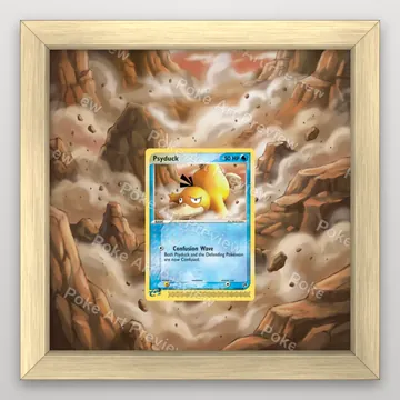 可達鴨 73/100 EX Sandstorm Pokemon TCG 延伸藝術 收藏展示 view 3