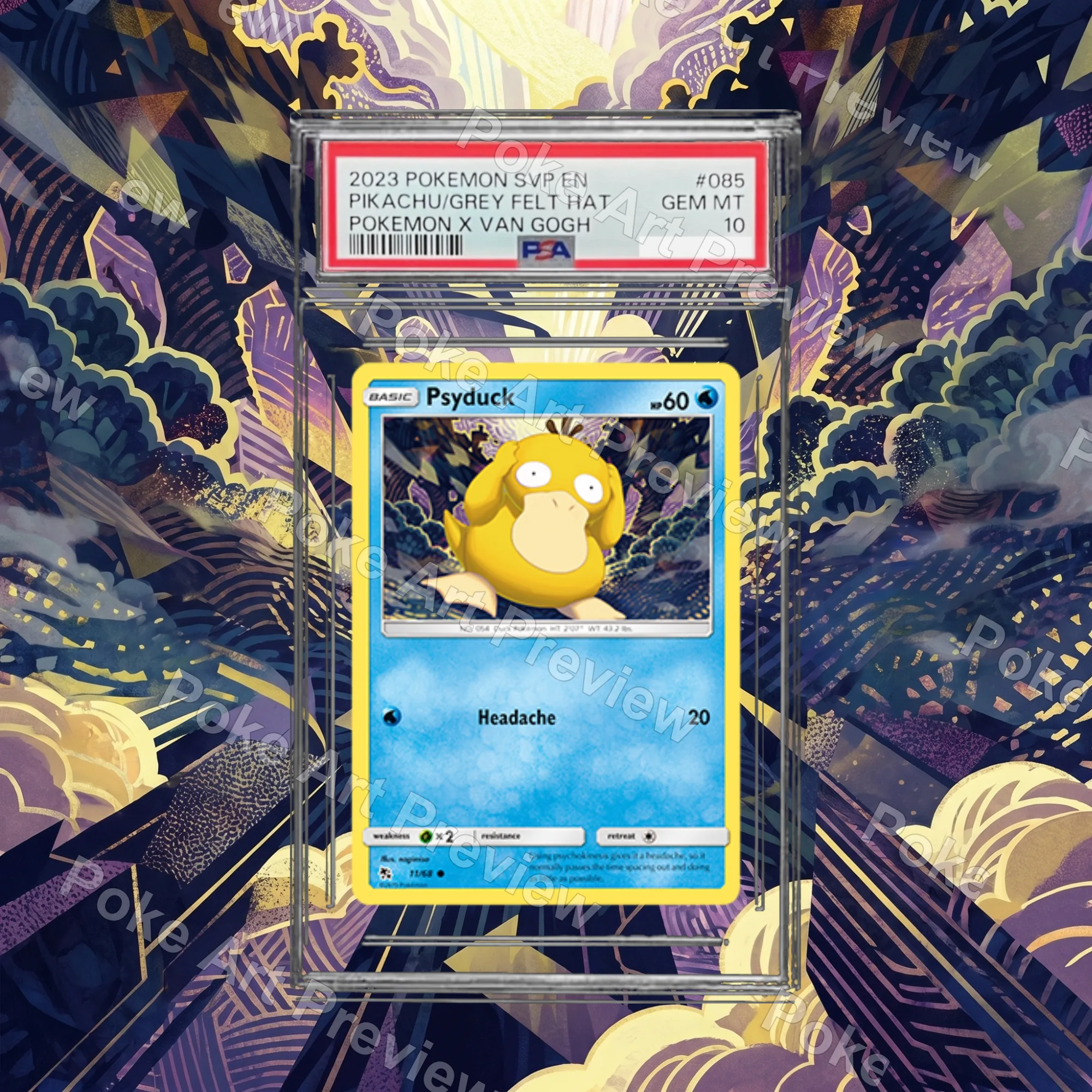 コダック 11/68 Hidden Fates Set 2 ポケモンTCG拡張アート コレクター展示用 view 4