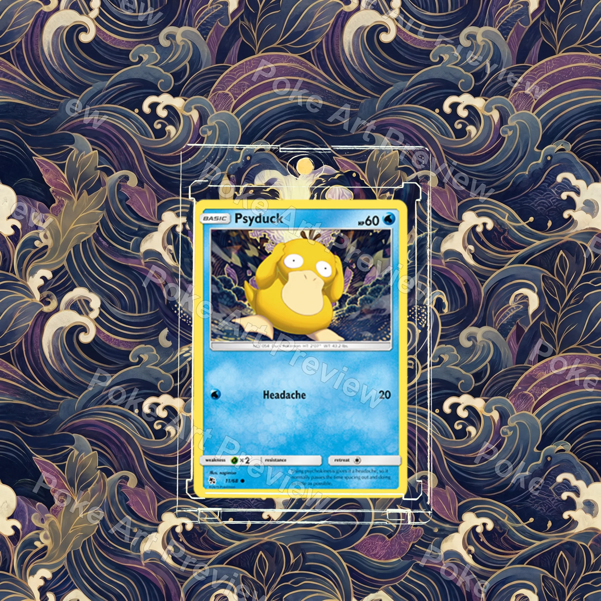 コダック 11/68 Hidden Fates Set 3 ポケモンTCG拡張アート コレクター展示用 view 3