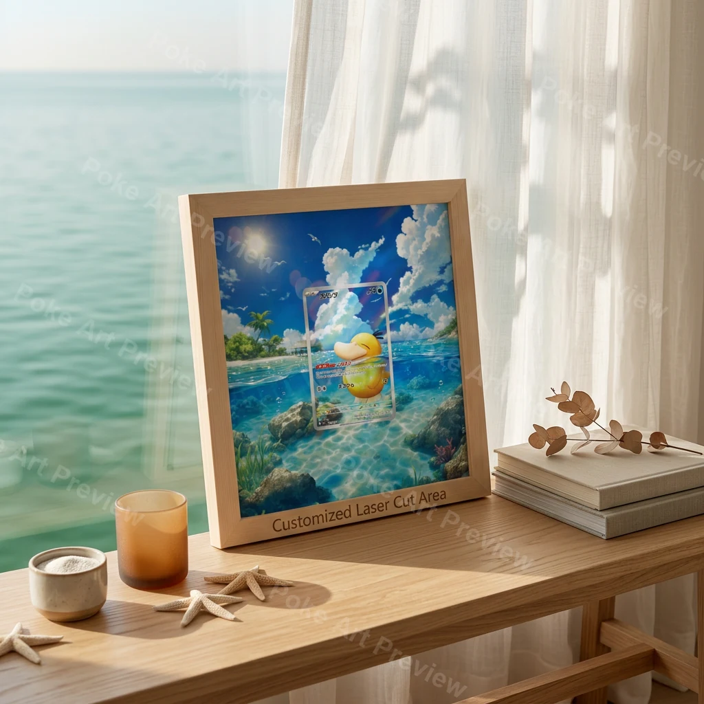 Psyduck Koduck 199/193 MEGA Dream ex Art Rare Pokemon TCG extension art collector display