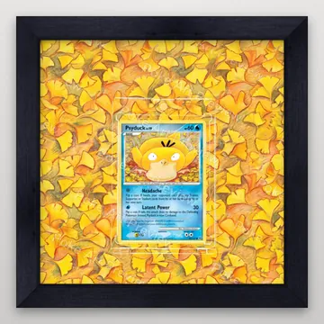Psyduck 87/127 Platinum Pokemon TCG extension art collector display view 4