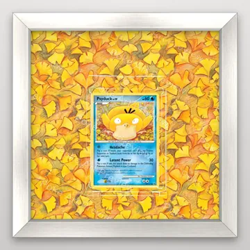 Psyduck 87/127 Platinum Pokemon TCG extension art collector display view 5