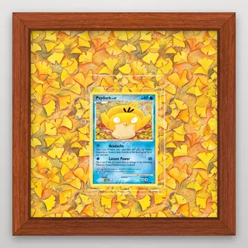 Psyduck 87/127 Platinum Pokemon TCG extension art collector display view 2