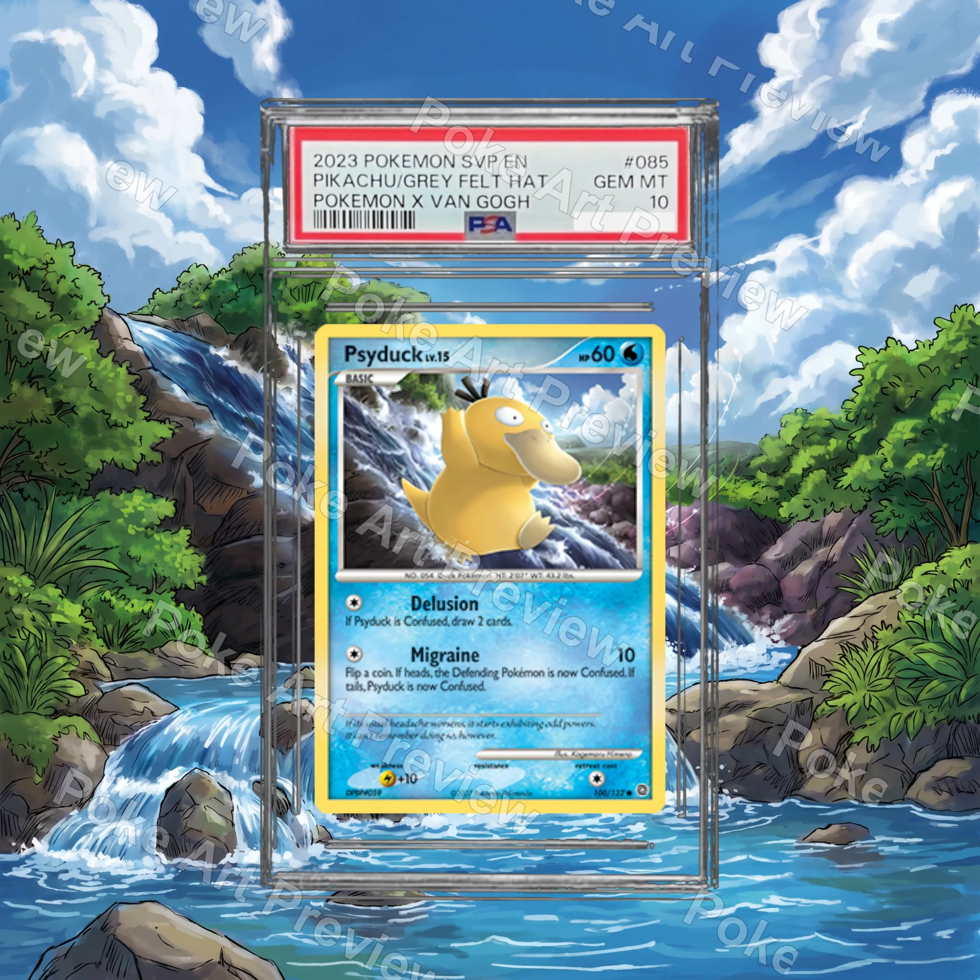 コダック 100/132 Secret Wonders ポケモンTCG拡張アート コレクター展示用 view 3