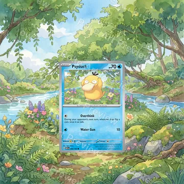 可達鴨 054/165 SV151 Pokemon TCG 延伸藝術 收藏展示 view 6