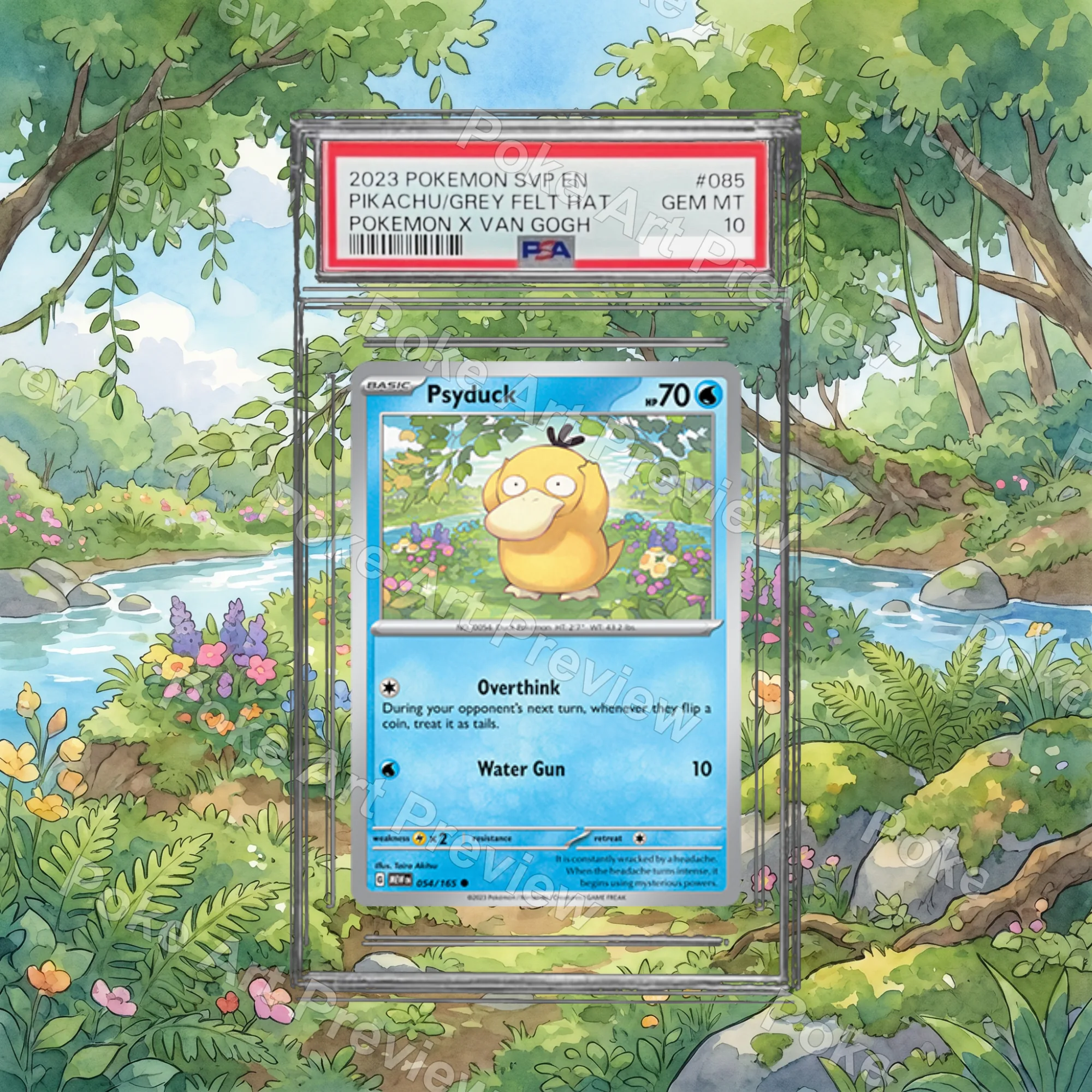 コダック 054/165 ポケモンカード151 ポケモンTCG拡張アート コレクター展示用 view 4