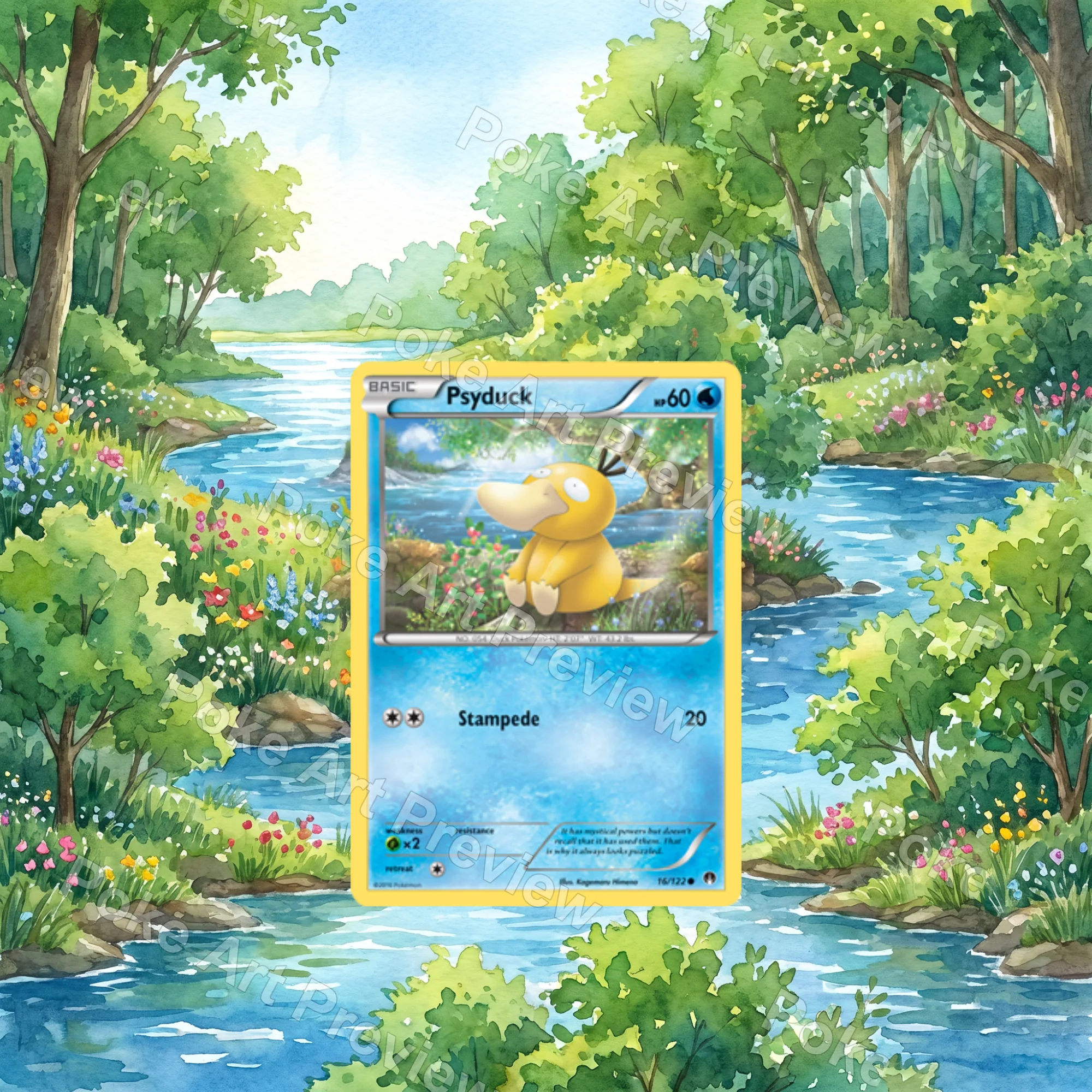 コダック 16/122 XY BREAKpoint ポケモンTCG拡張アート コレクター展示用