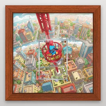 リオル 215/198 スカーレット&バイオレット AR ポケモンTCG拡張アート コレクター展示用 view 2