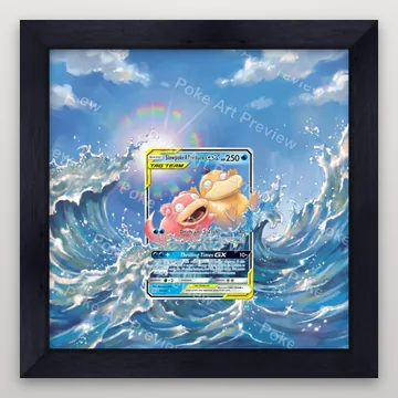 Slowpoke Psyduck GX 35/236 Unified Minds Pokemon TCG extension art collector display view 4