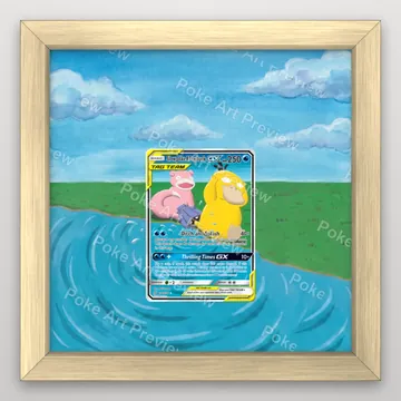 ヤドン コダック GX 35/236 ユナイトマインド Set 2 ポケモンTCG拡張アート コレクター展示用 view 3