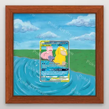 ヤドン コダック GX 35/236 ユナイトマインド Set 2 ポケモンTCG拡張アート コレクター展示用 view 2