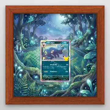 ブラッキー 077/103 M6a ポケモンTCG拡張アート コレクター展示用 view 2