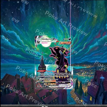 Umbreon VMAX Moonbreon Evolving Skies Pokemon TCG extension art collector display view 6
