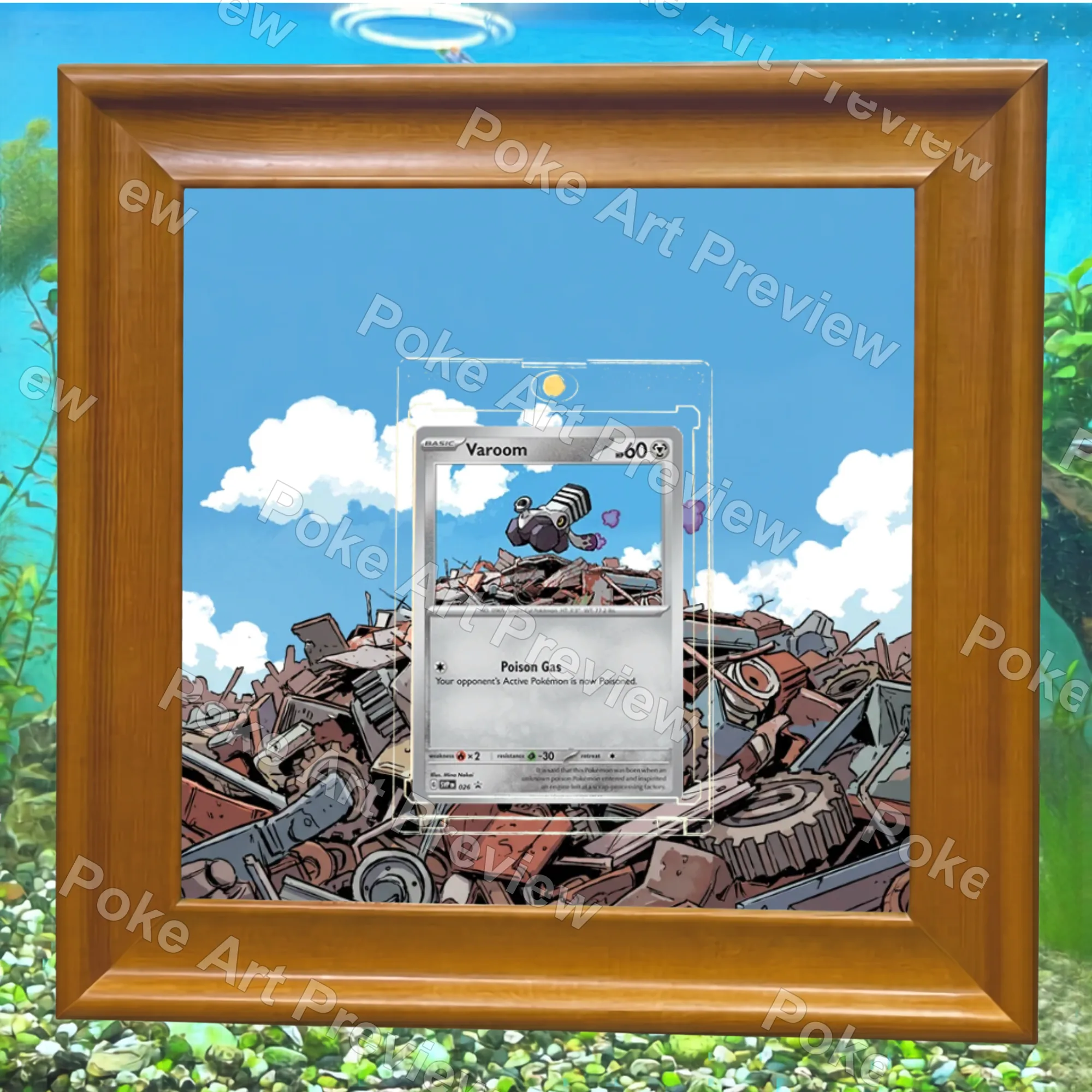 Varoom 026 SV-P promo Pokemon TCG extension art collector display view 5