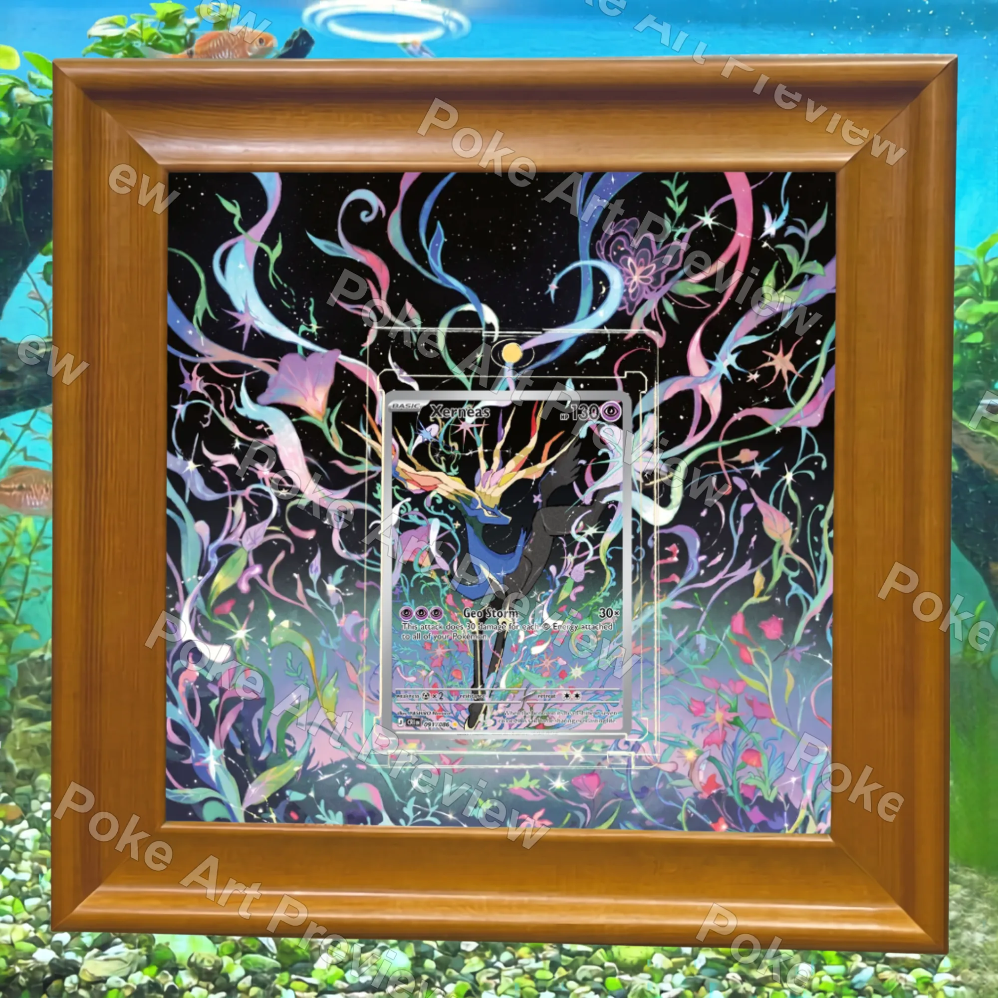 ゼルネアス 097/066 ナイトワンダラー ポケモンTCG拡張アート コレクター展示用 view 5