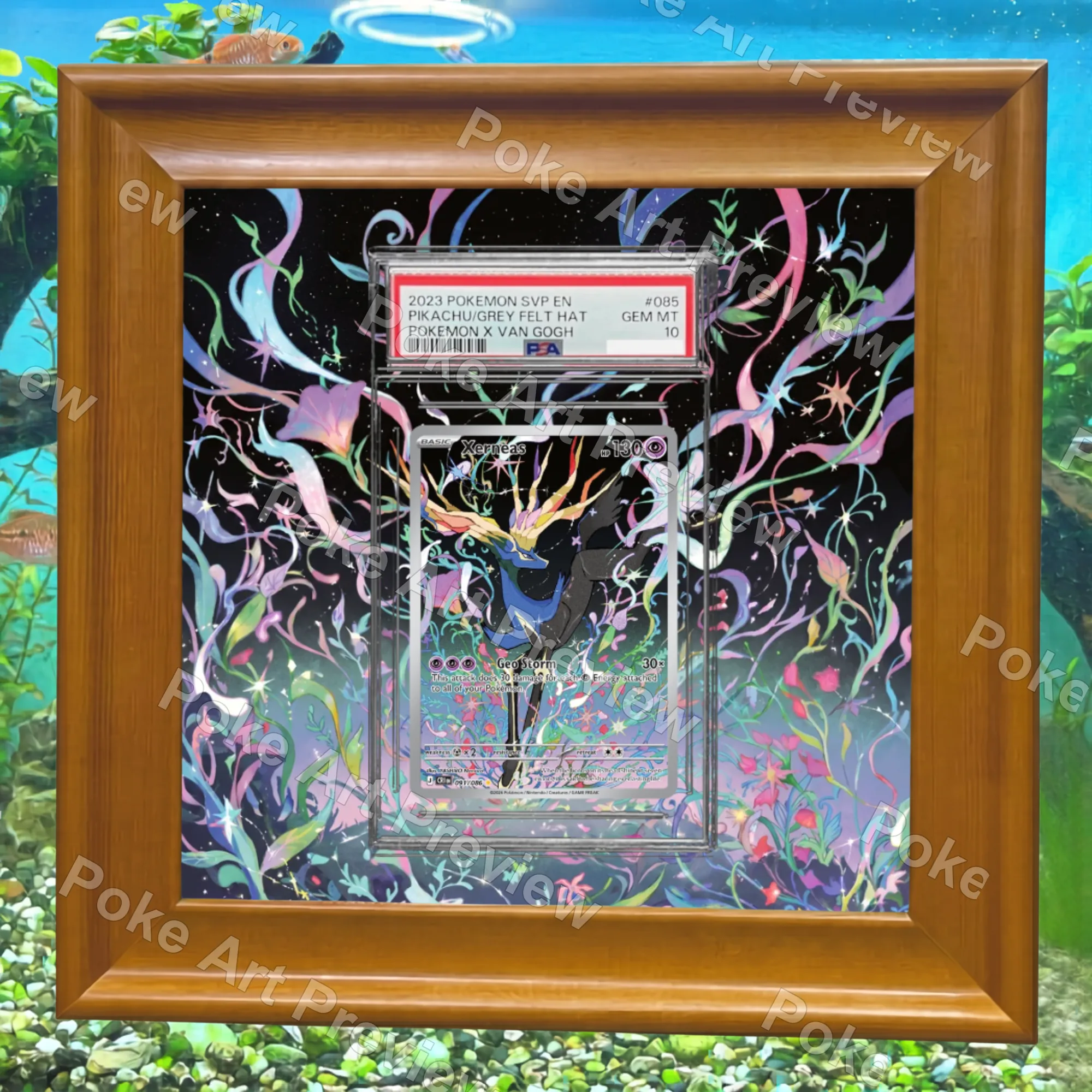 ゼルネアス 097/066 ナイトワンダラー ポケモンTCG拡張アート コレクター展示用 view 6